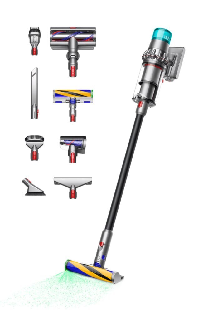 Dyson V15™ Detect Total Clean mit HEPA-Filter (Nickel/Schwarz), dealiamo